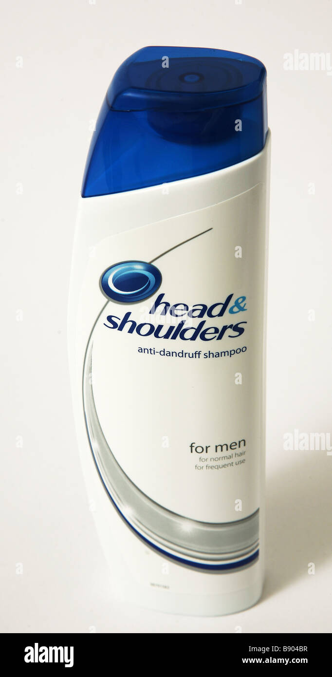 head shoulders shampoo dandruff Stock Photo