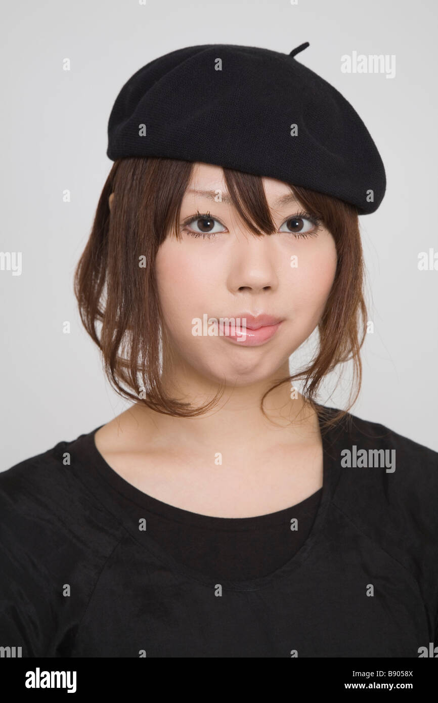 Beret portrait hi-res stock photography and images - Alamy