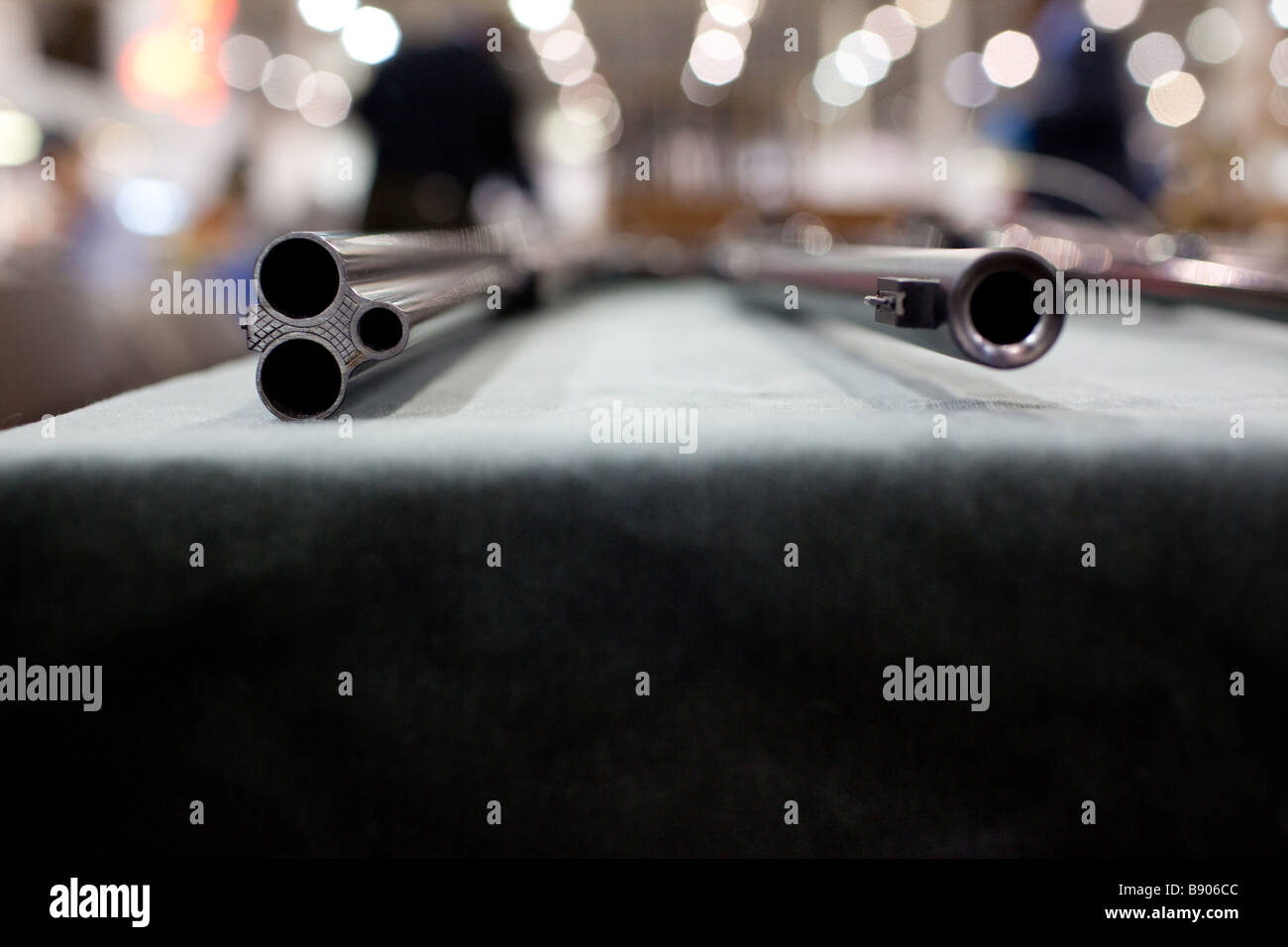 Barrels of a gun Stock Photo Alamy