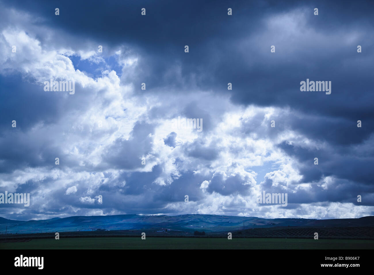 Stormy sky Stock Photo