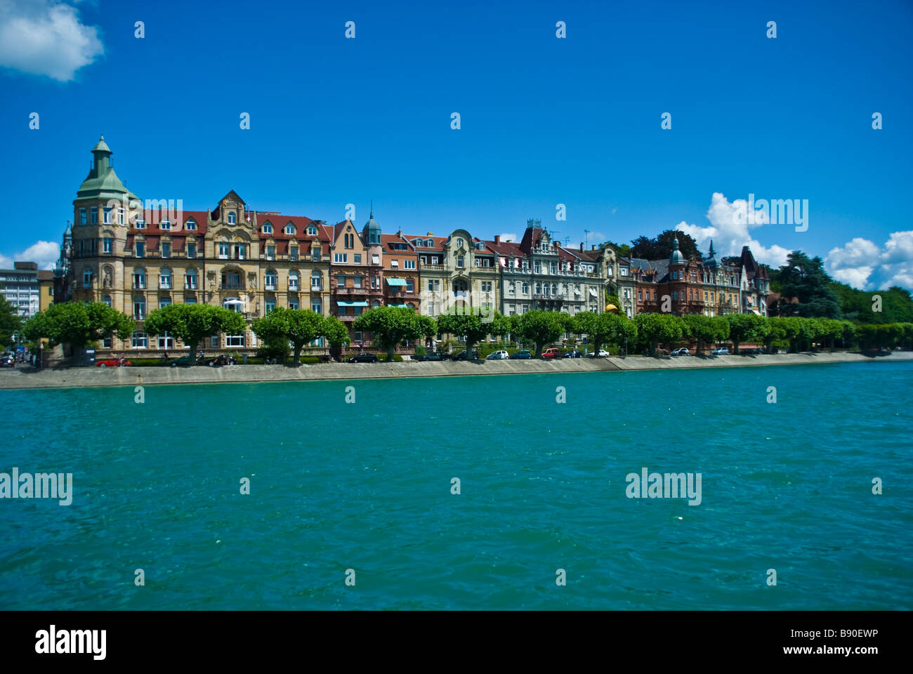 Architecture historic face Konstanz Lake Constance Bodensee Baden-Wurttemberg Germany Stock Photo