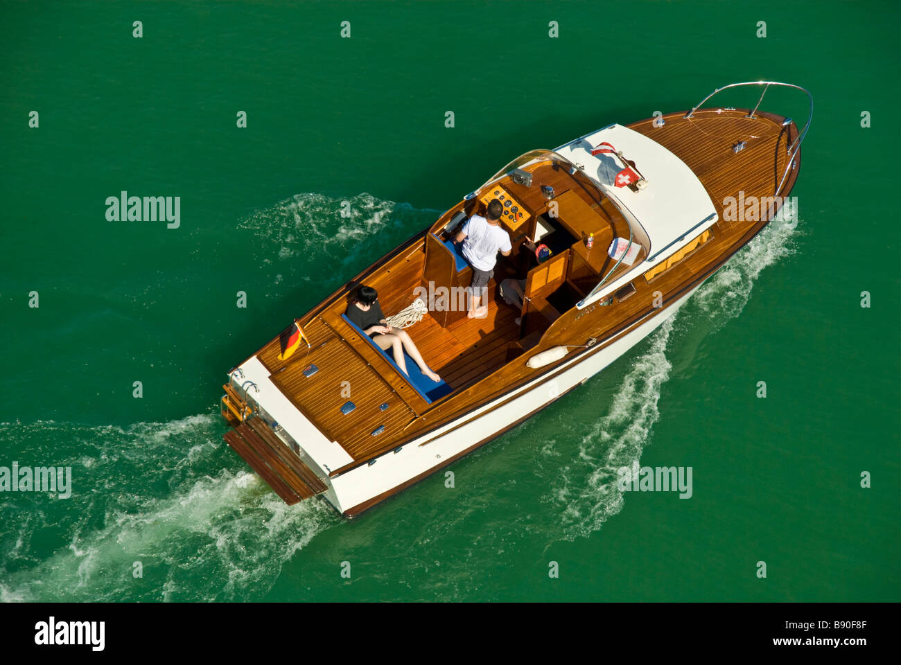 Wooden powerboat hi-res stock photography and images - Alamy