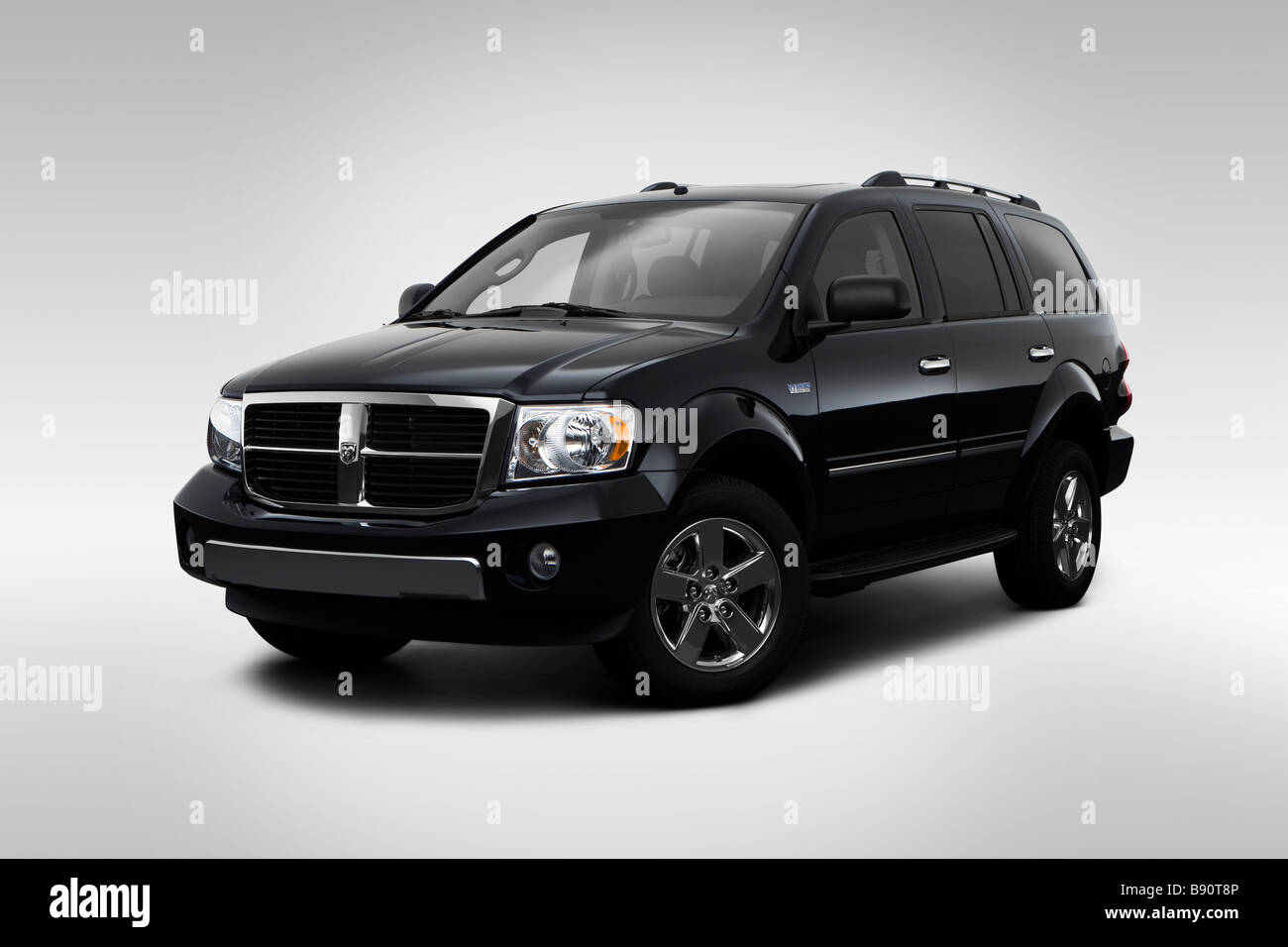 2009 Dodge Durango Hybrid Limited in Black Front angle view