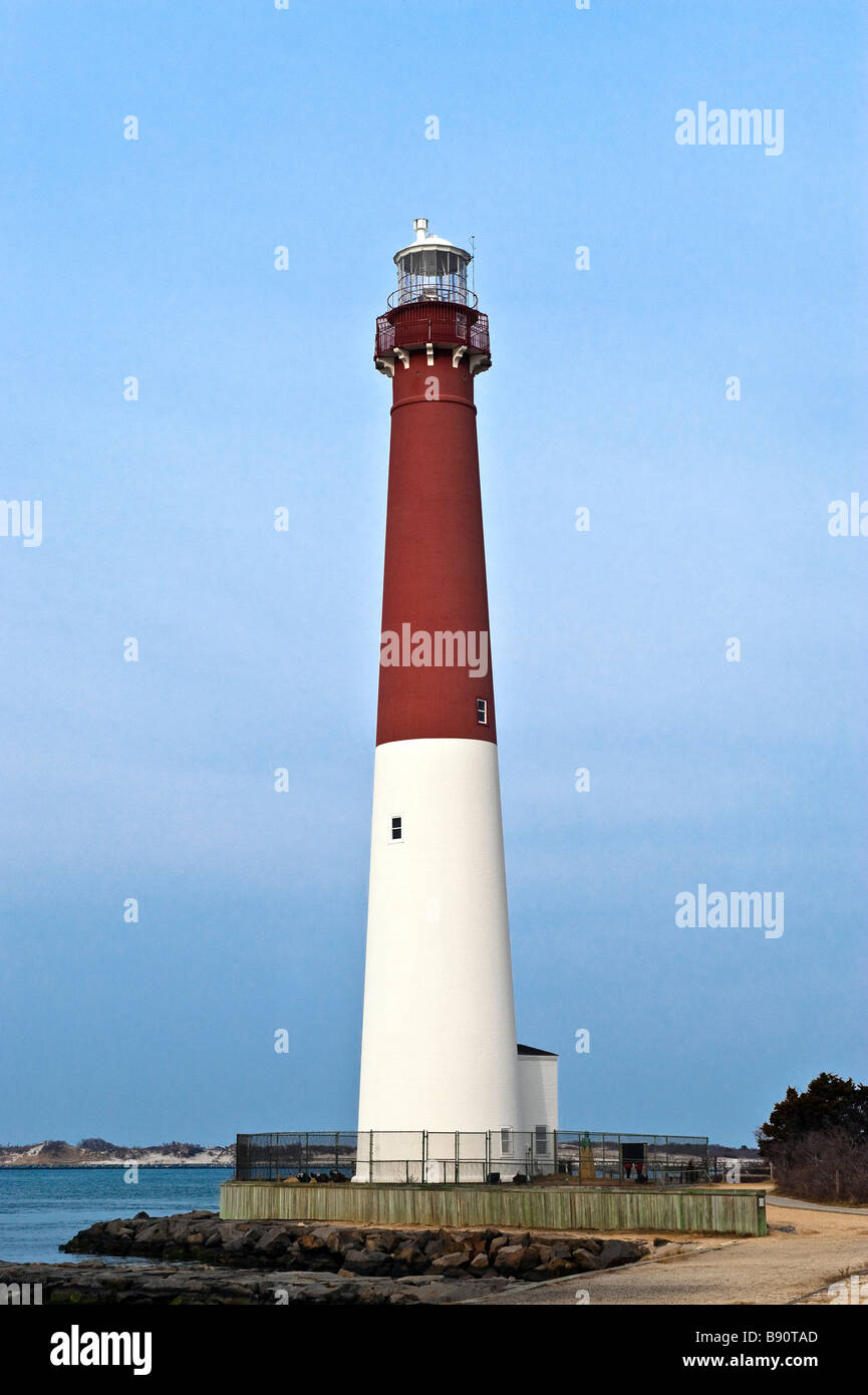 Barnegat Lighthouse, Barnegat, New Jersey Stock Photo