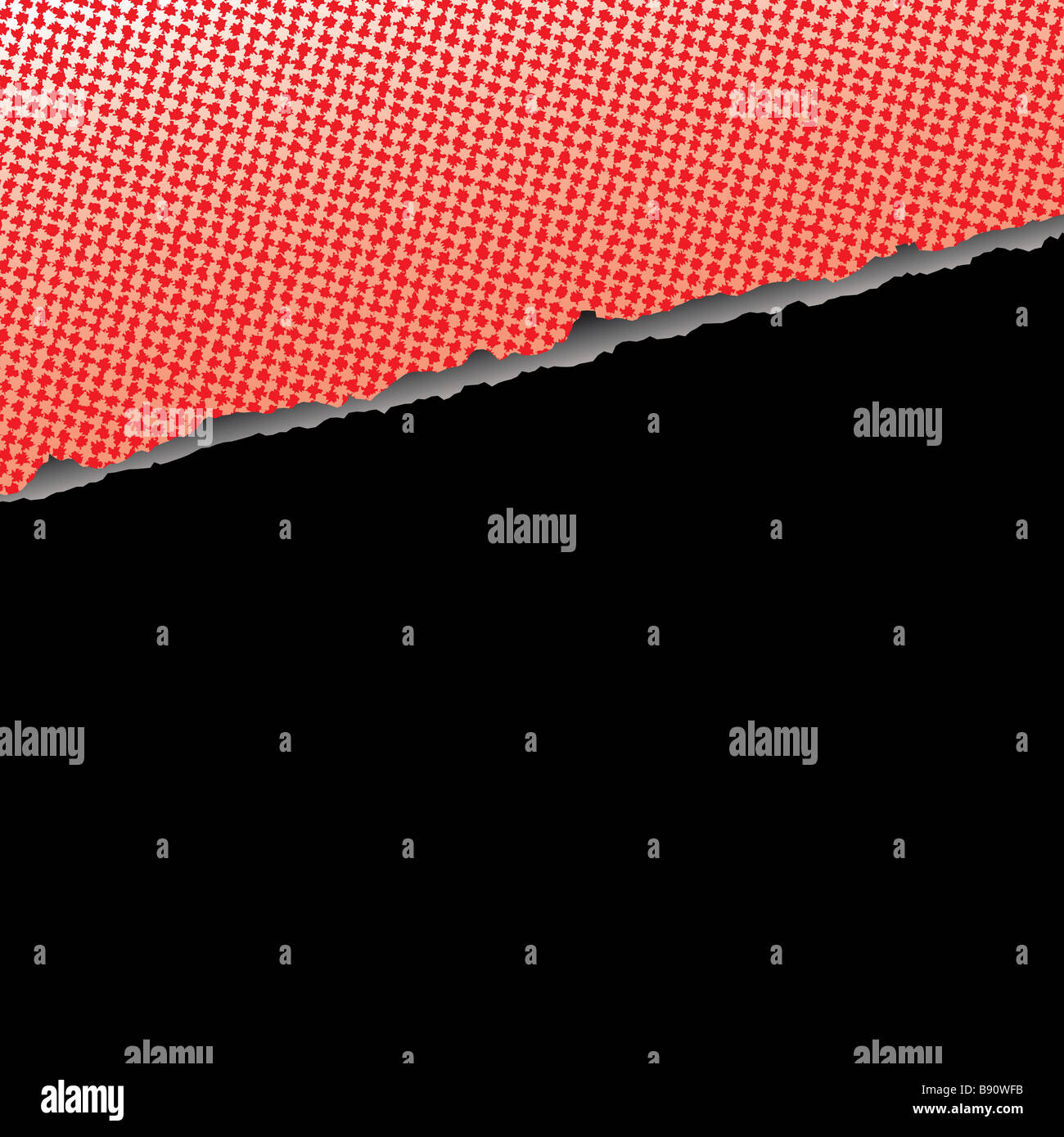 Red Rip Patten background with checkered red pattern with page rip in black Stock ...