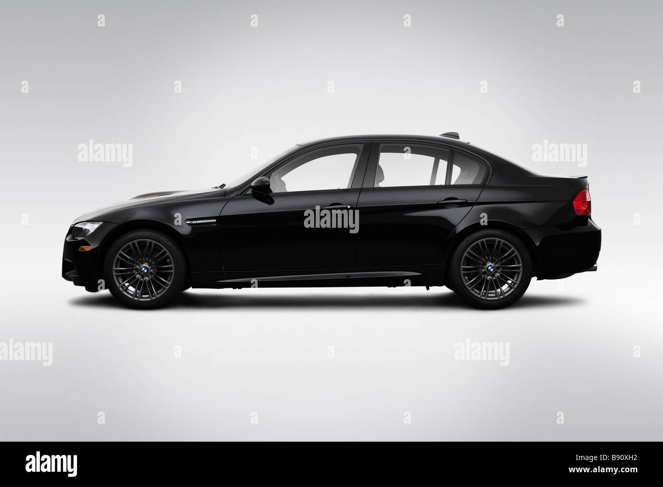 2009 BMW 3-series M3 in Black - Drivers Side Profile Stock Photo - Alamy