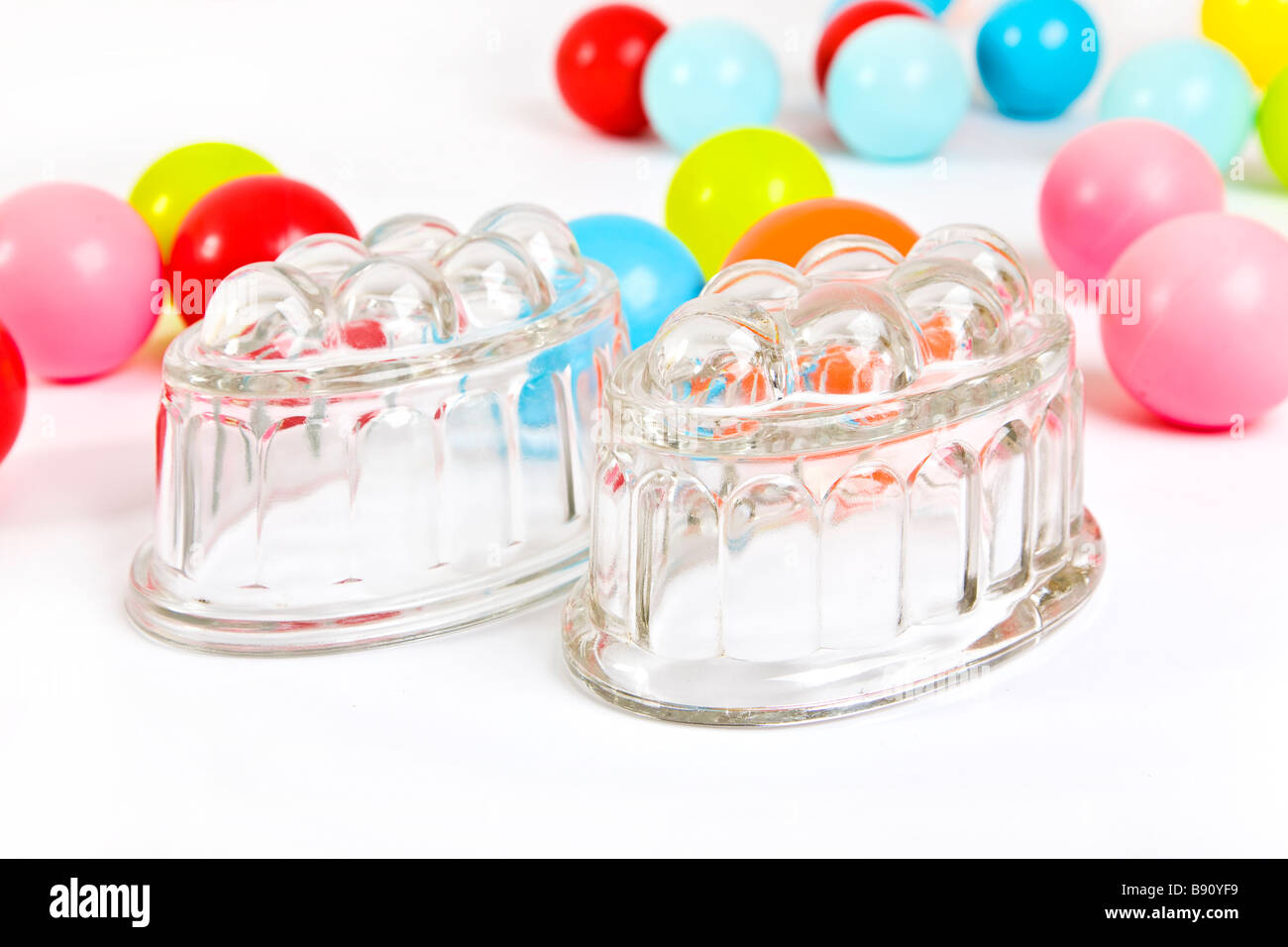 Tradditional Old fashioned Glass Jelly Mould Stock Photo Alamy