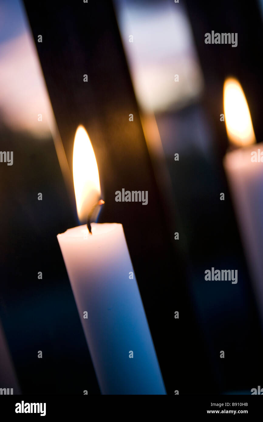 A candle Sweden. Stock Photo