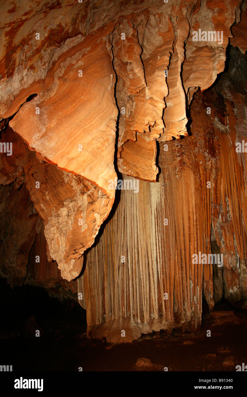 Southern Thailand: Khao Sok National Park: Coral Cave Stock Photo