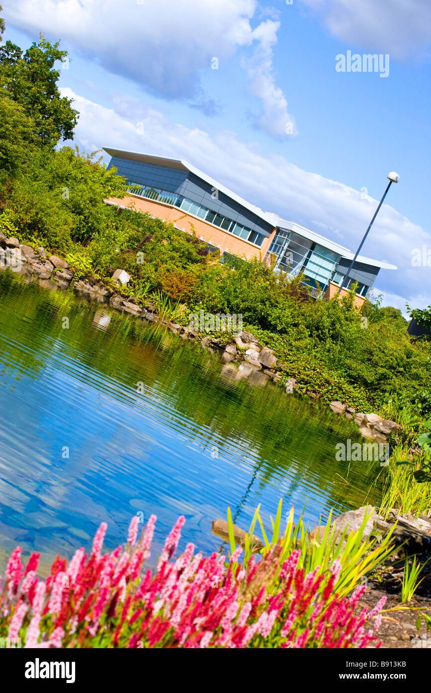 GREEN OFFICES IN SCOTLAND UK Stock Photo