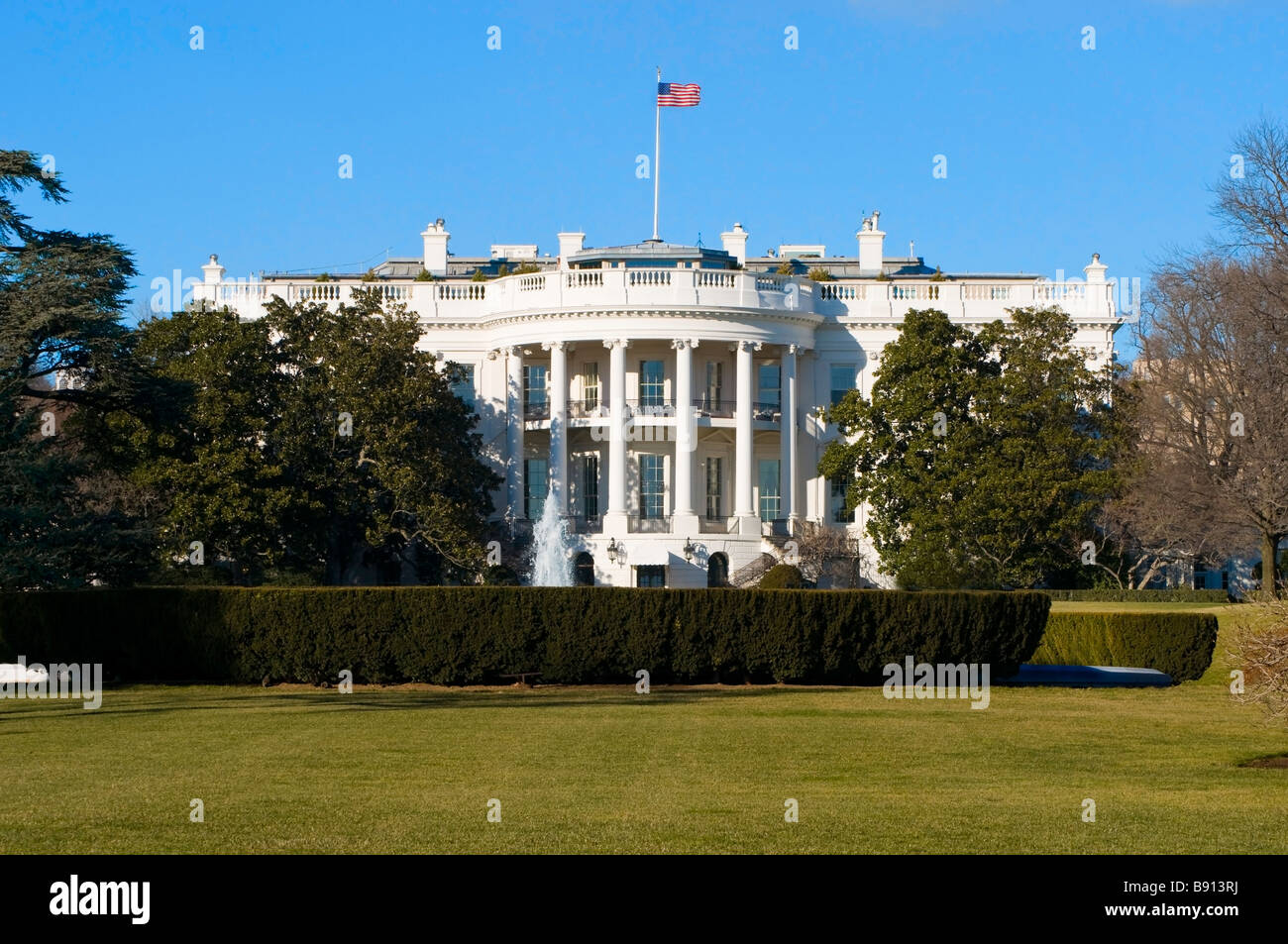 The White House Washington DC Stock Photo