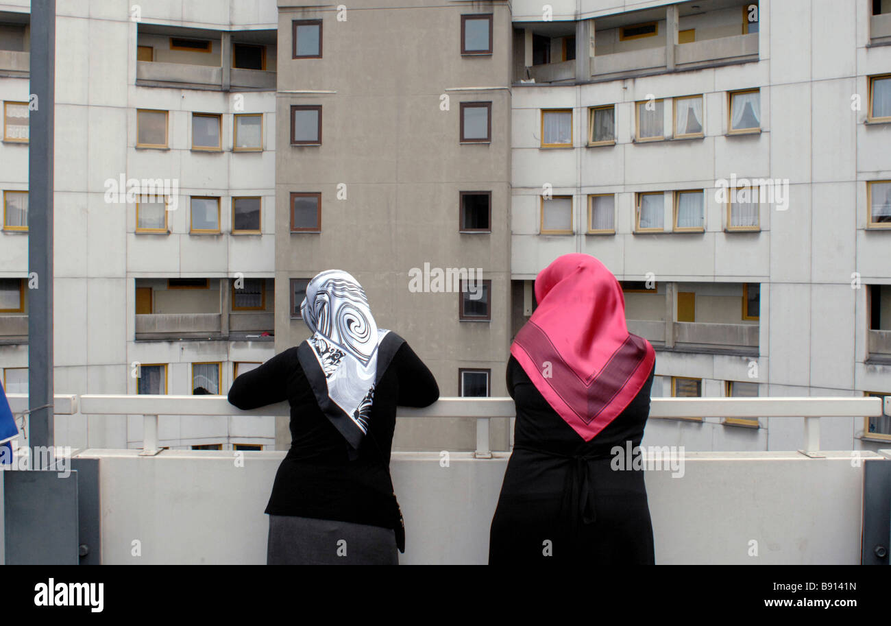 Turkish women, Berlin, Germany Stock Photo