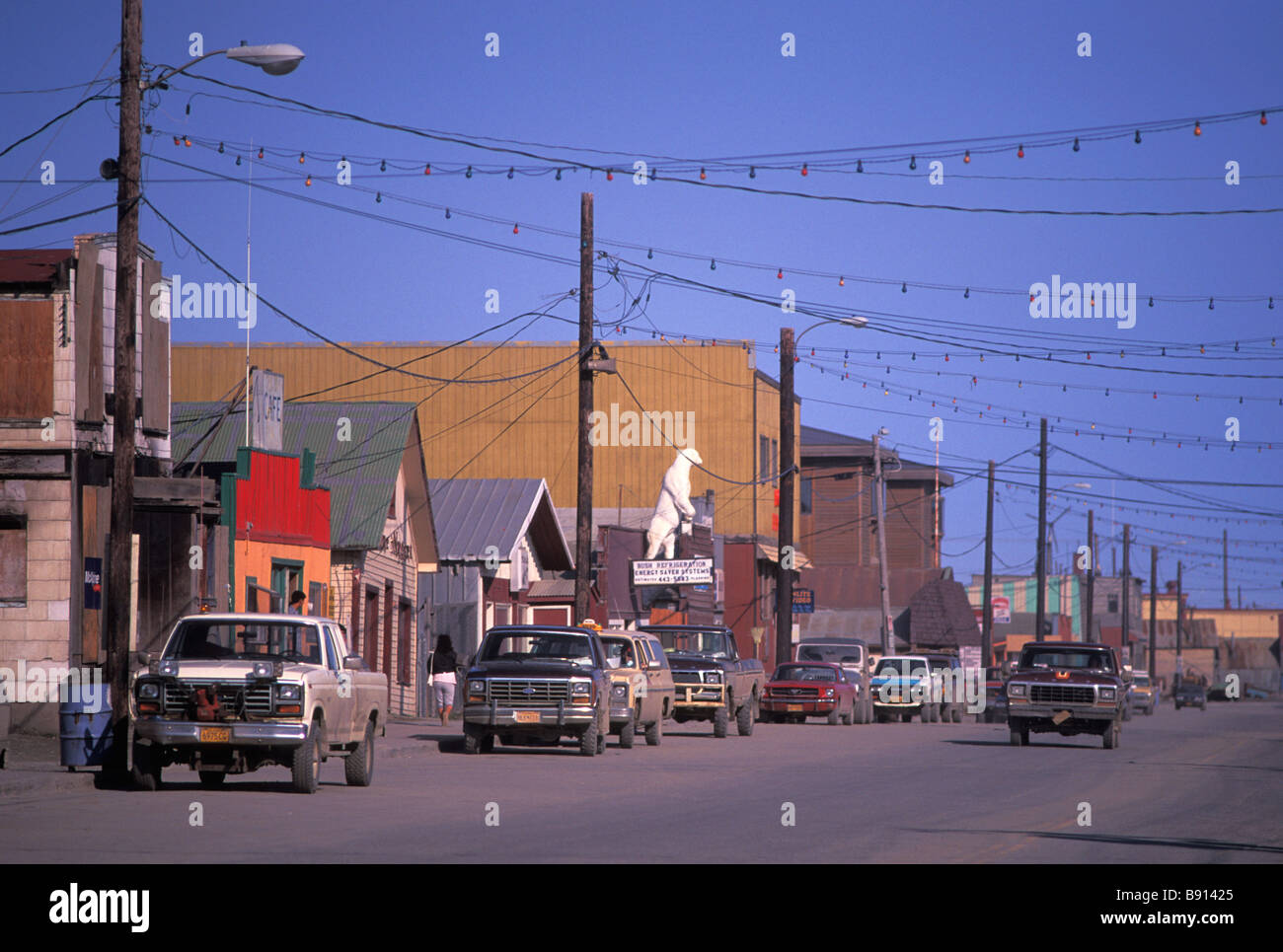 Main Street Nome Alaska Stock Photo 22767421 Alamy
