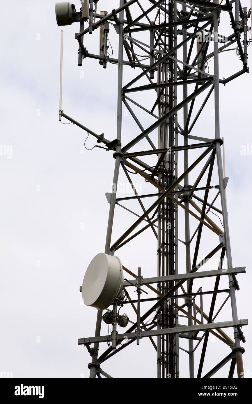 mobile phone radio antenna mast Stock Photo Alamy