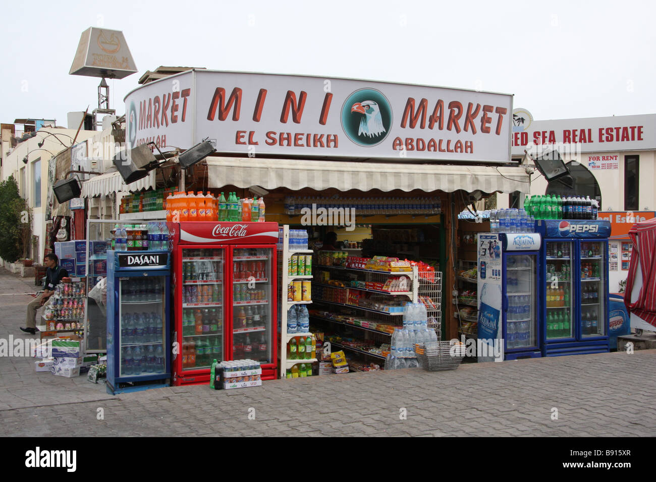 Mini market, Naama Bay, Sharm El Sheikh, Egypt Stock Photo - Alamy