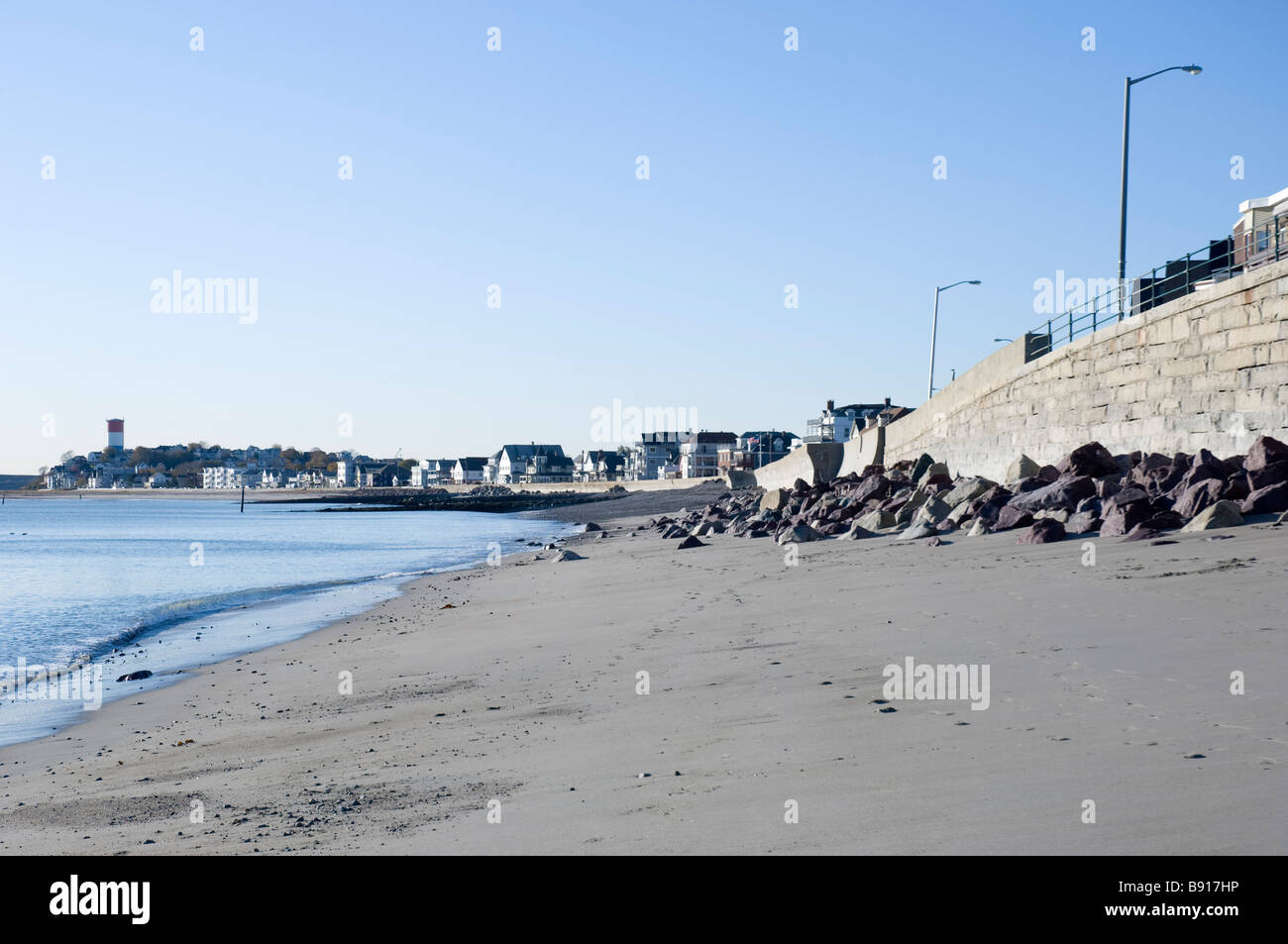 Scene from Winthrop Beach in Massachusetts, USA Stock Photo Alamy