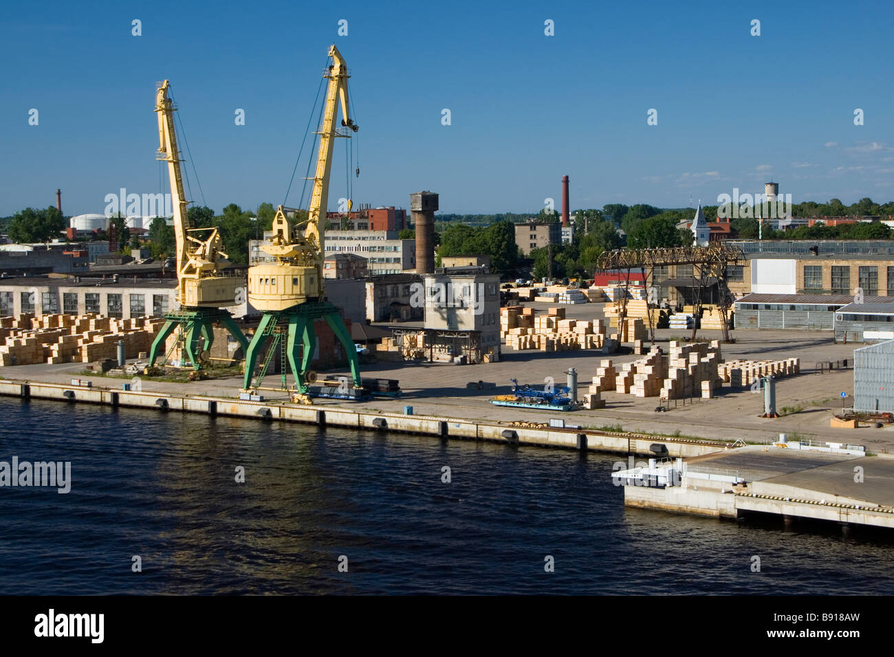 Dry bulk terminal in riga hi-res stock photography and images - Alamy