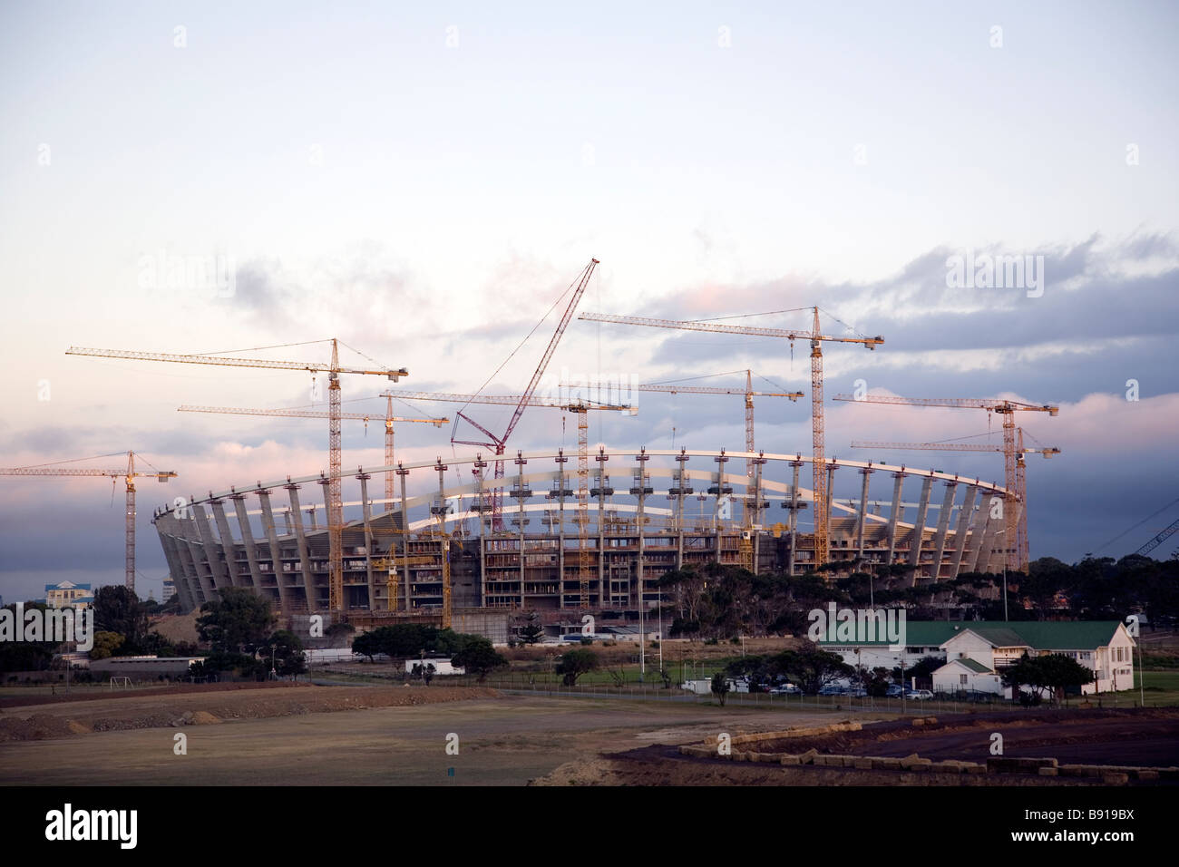 Stadium construction hires stock photography and images Alamy