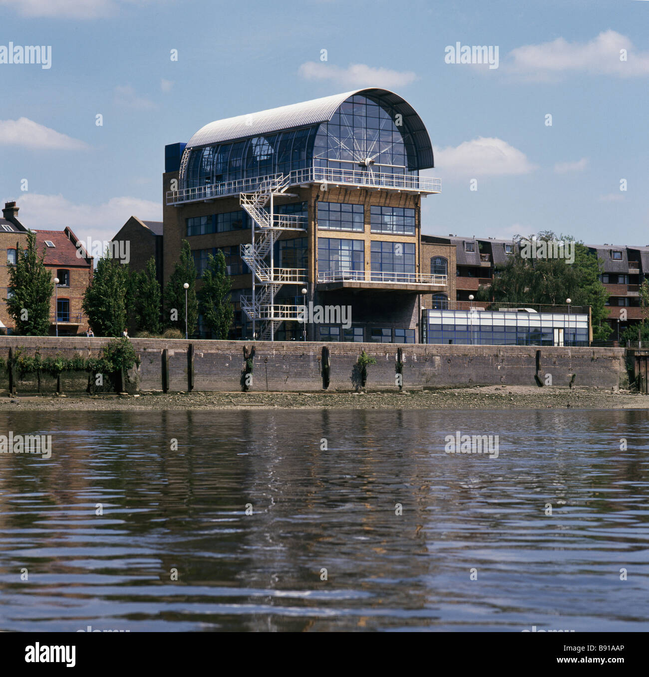 Thames Wharf Offices, overlooking the river Thames, Hammersmith, London