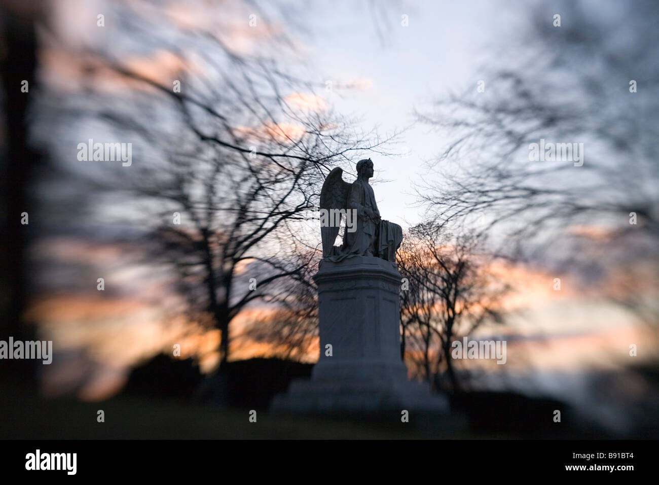 Statue of an angel Stock Photo