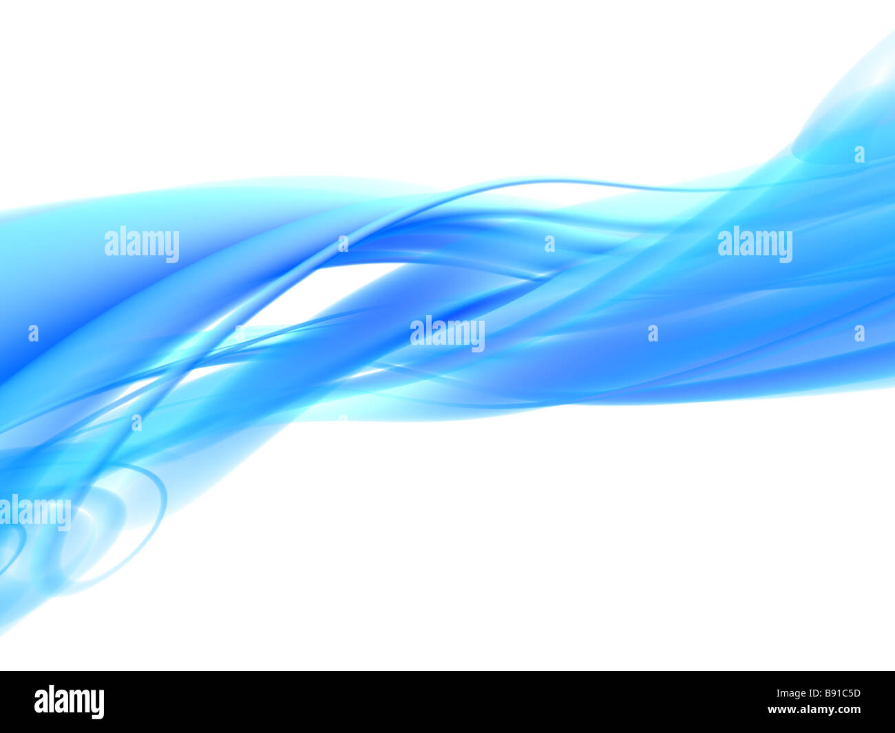 abstract blue waves Stock Photo - Alamy