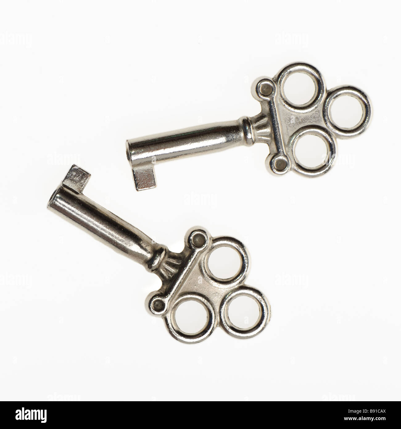 Decorative key An iron key from the lock isolated on a white background