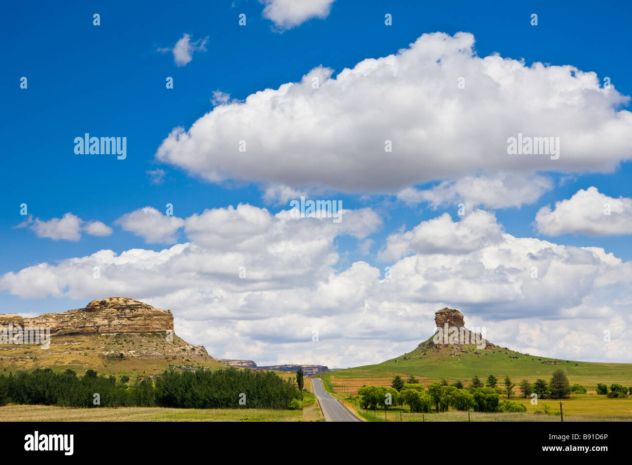 Near Clarens, Free Orange State, South Africa Stock Photo