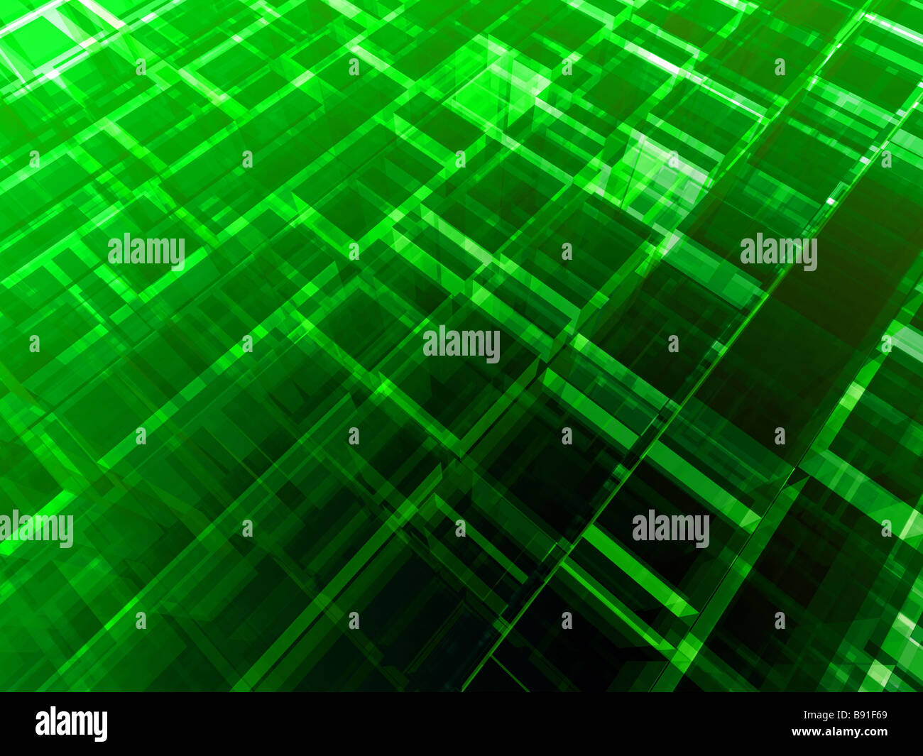 3d glass squares cubes hi-res stock photography and images - Alamy
