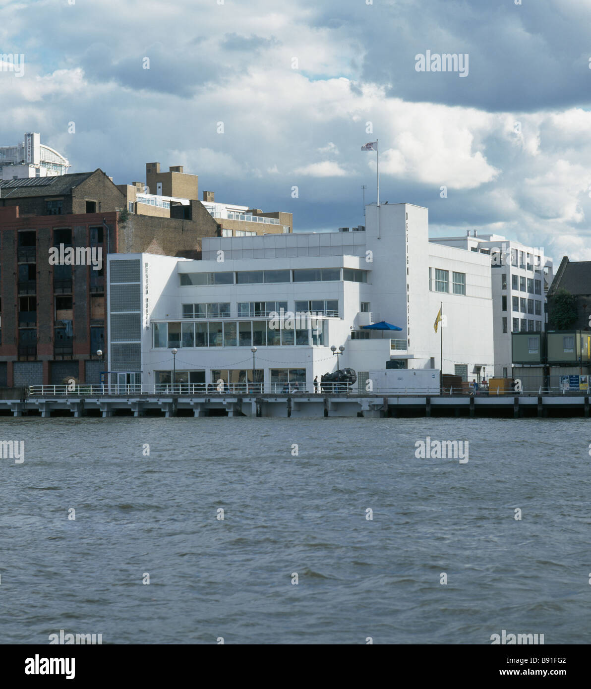 Design Museum Butler's Wharf on river Thames at Bermondsey, London. Stock Photo