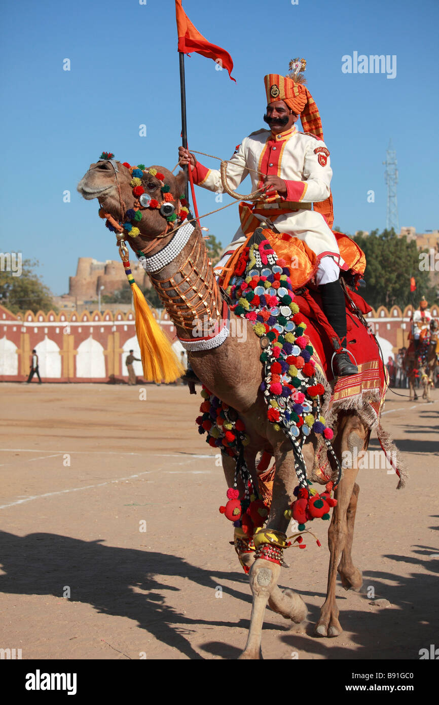 India Rajasthan Jaisalmer Desert Festival camel tattoo show Stock Photo - Alamy India Rajasthan Jaisalmer Desert Festival camel tattoo show Stock Photo - Alamy