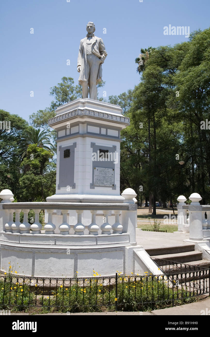 Statue in Jardines de la Lola Mora, Salta, Argentina Stock Photo