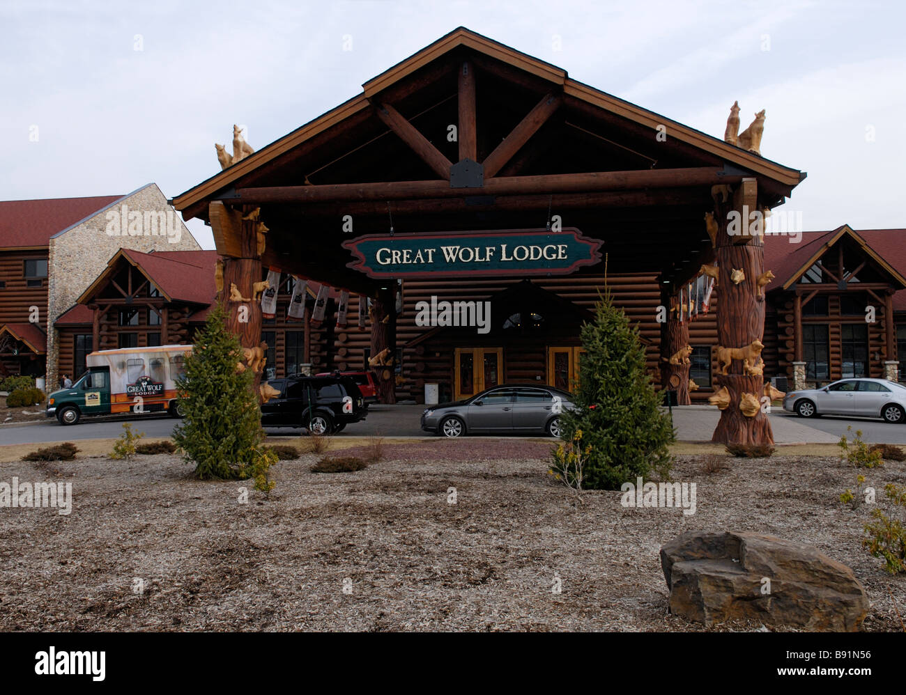 Great Wolf Lodge, Poconos, Pennsylvania Stock Photo