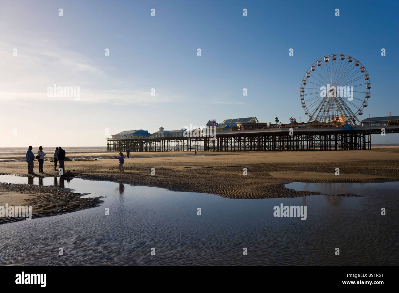 Blackpool pier Lancashire UK Stock Photo