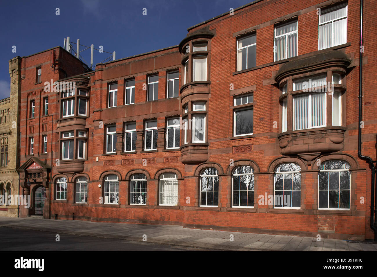 Tanzora house in Manchester UK Stock Photo Alamy