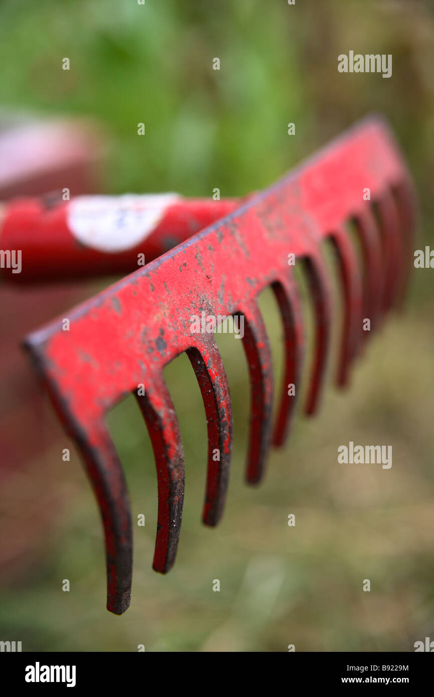 A rake Sweden Stock Photo Alamy