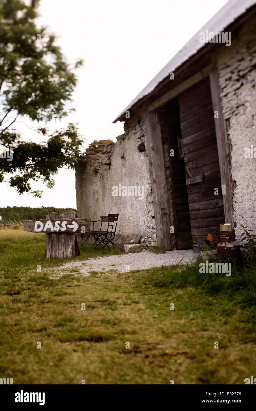 A limestone house Gotland Sweden Stock Photo Alamy