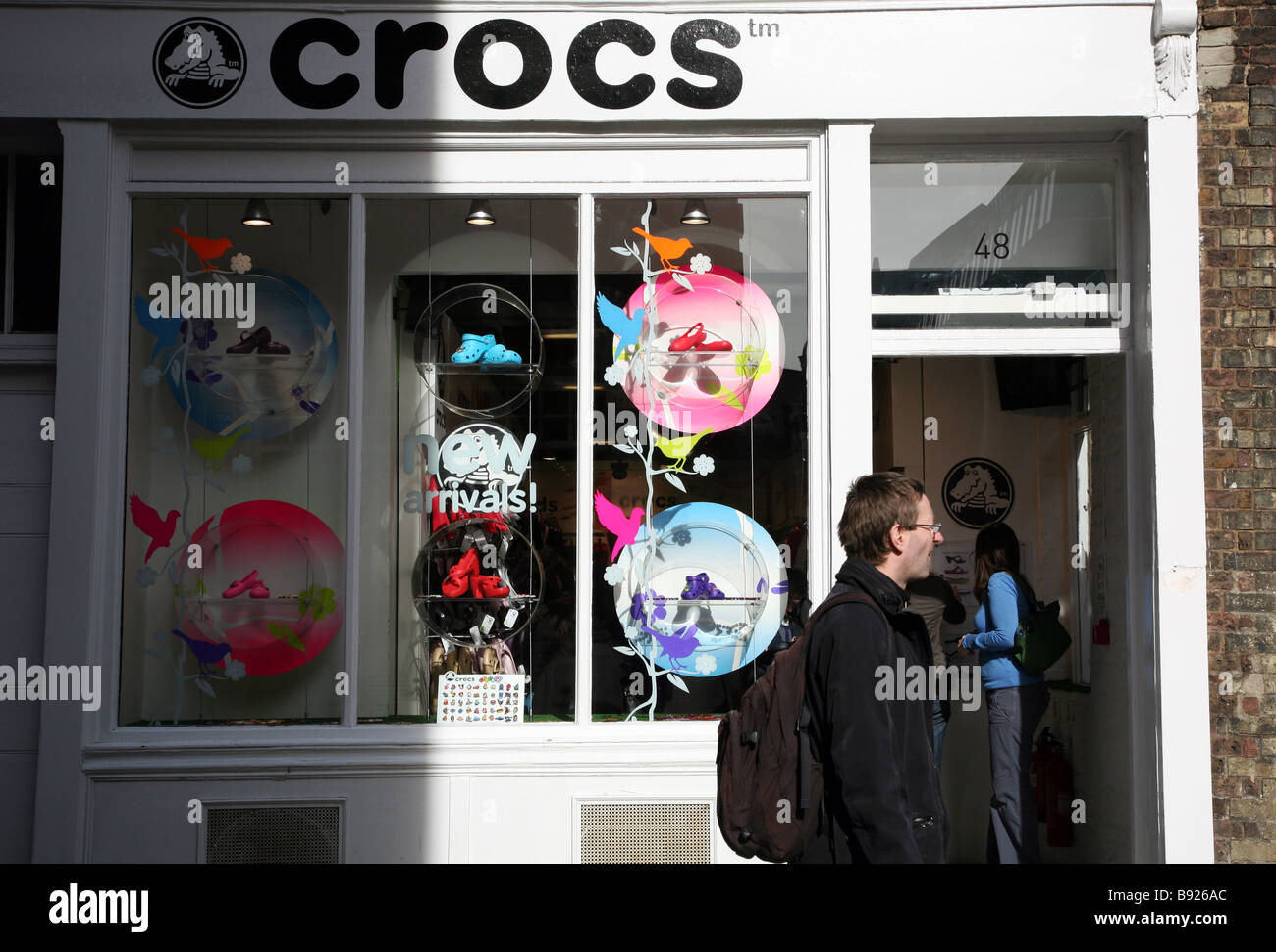 Crocs shoe shop, Covent Garden, London Stock Photo