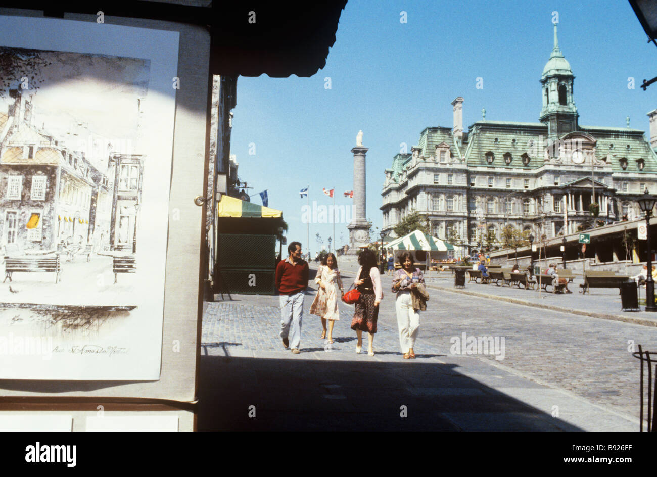 Montreal Canada, Place Jacques Cartier 