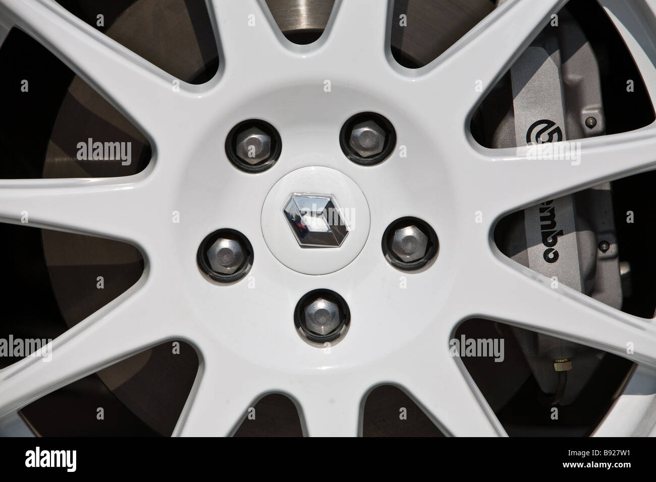 Detail of racing car tire Stock Photo - Alamy