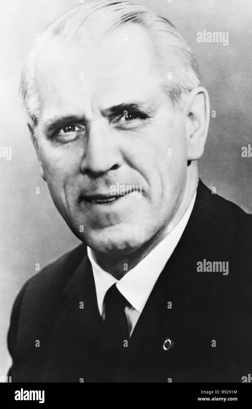 German politician and statesman Willi Stoph Stock Photo