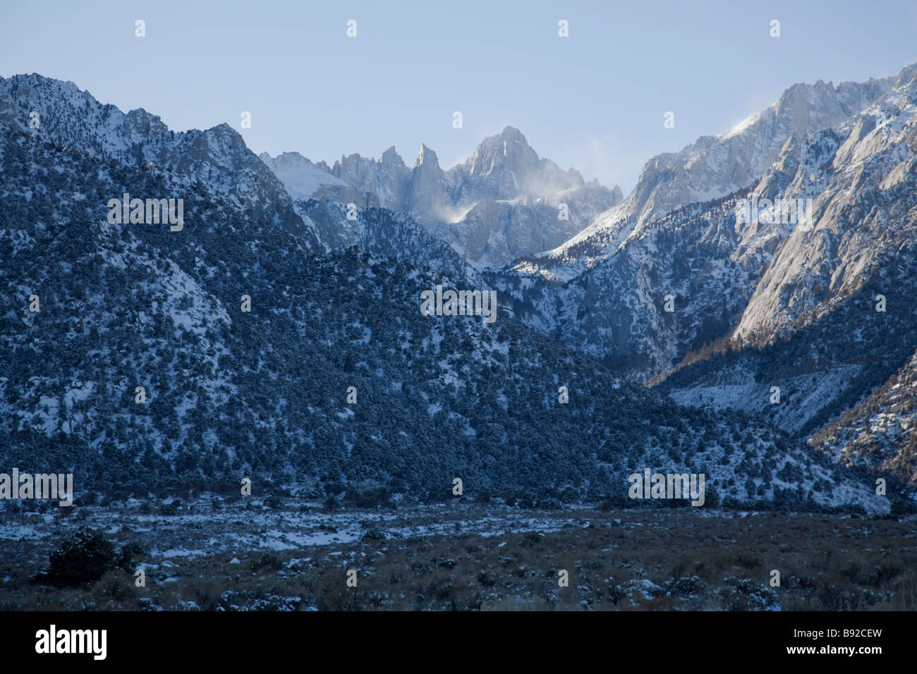 Mount Whitney landscape Stock Photo Alamy