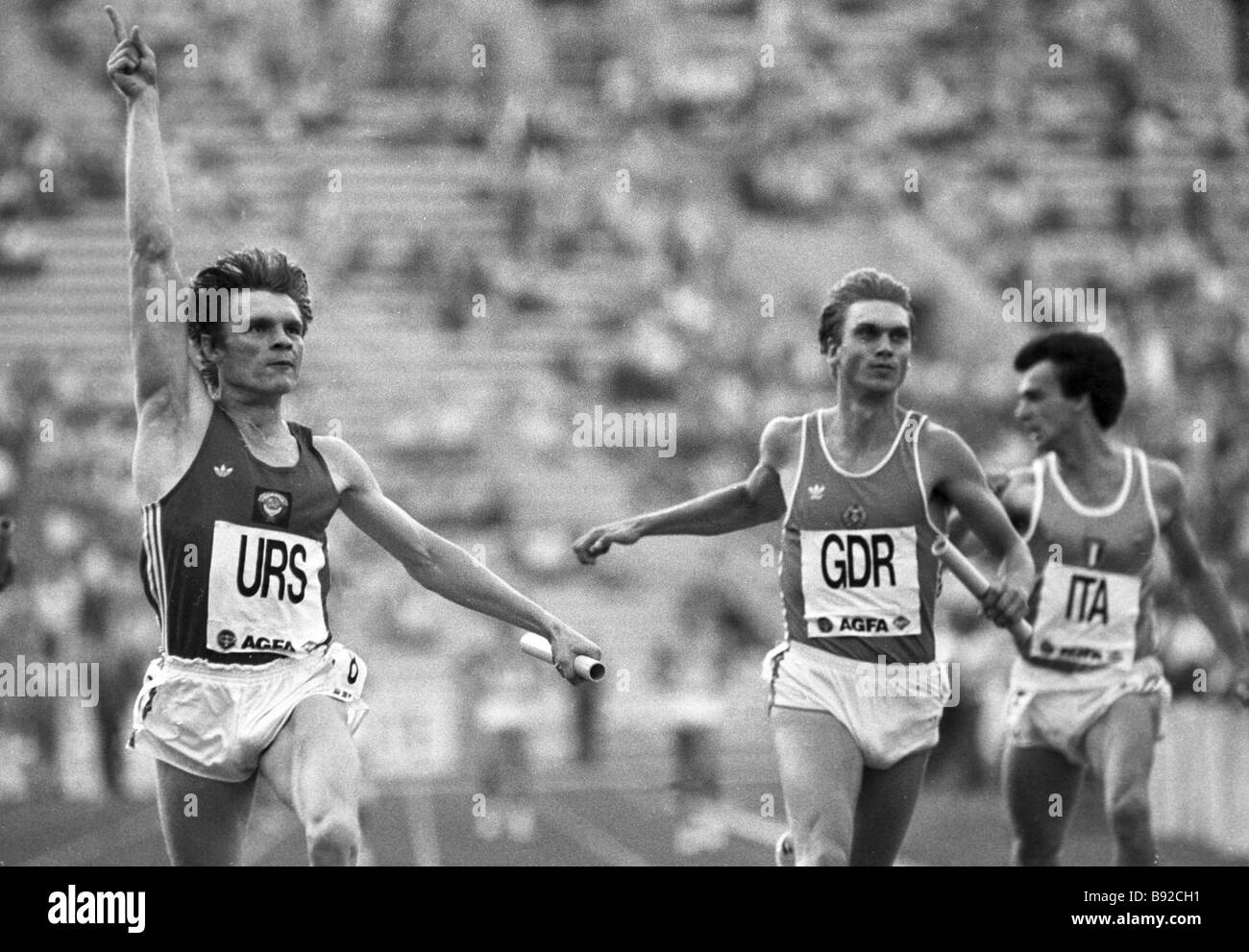 Vladimir Muravyev Completing The 4 400 Relay Race At The European Cup vladimir-muravyev-completing-the-4-400-relay-race-at-the-european-cup