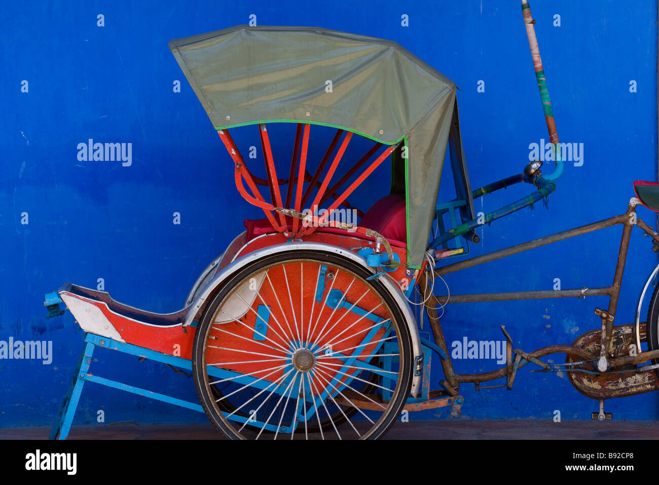 Old Cycle Rickshaw Georgetown Penang Malaysia Stock Photo Alamy
