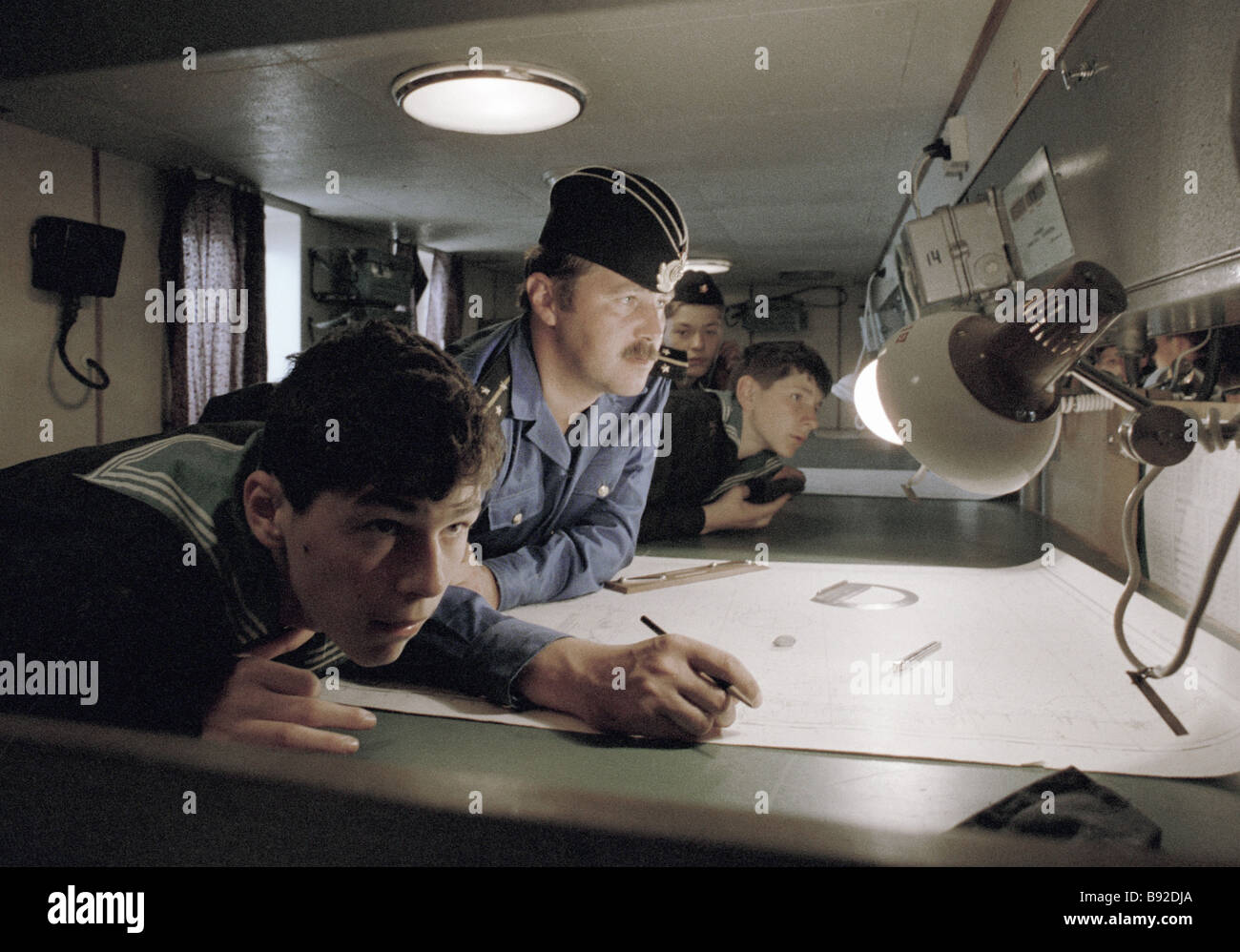 Nakhimov Naval School cadets and their teacher Stock Photo Alamy