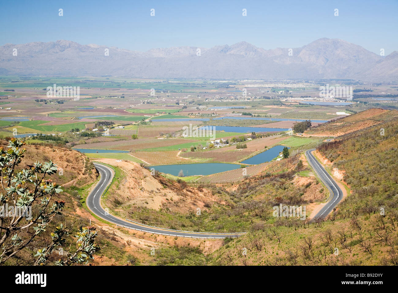 Gydo Pass a Mountain pass with Ceres farms in the background Western