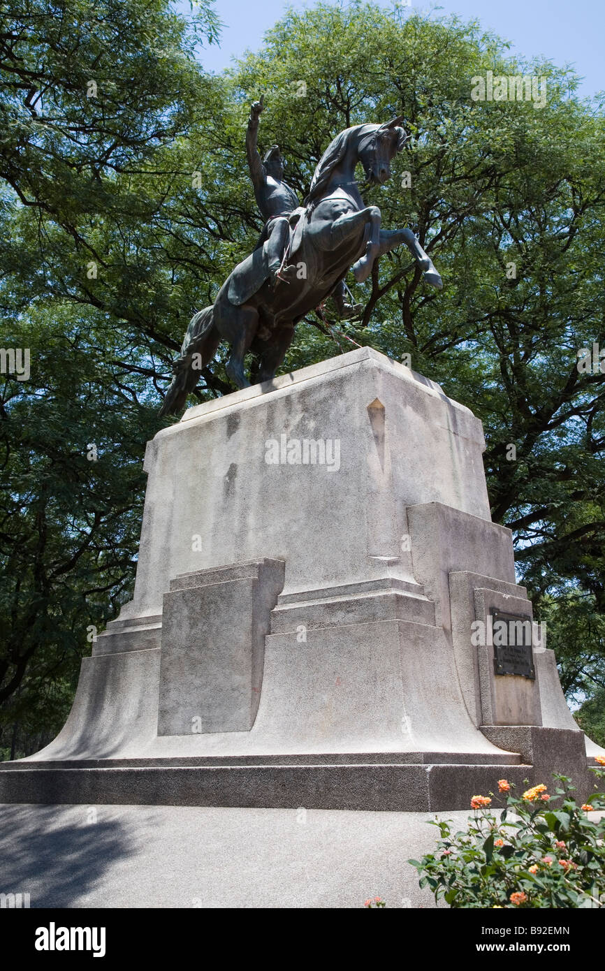 Estatua Donada al Pueblo, Salta, Argentina Stock Photo