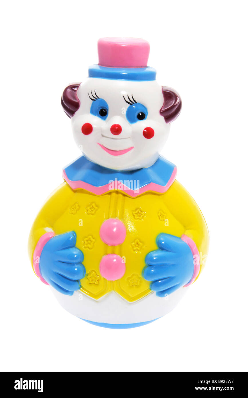 Roly Poly Toy Clown Stock Photo - Alamy