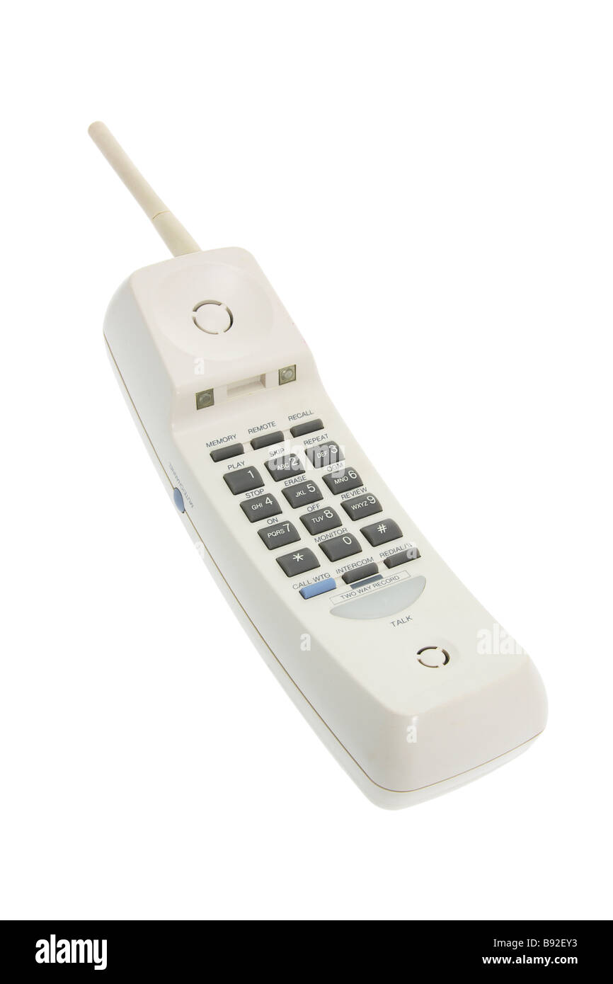 Handheld phone Cut Out Stock Images & Pictures - Alamy