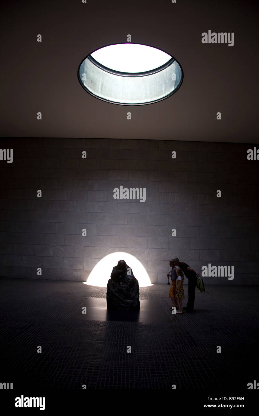 Neue Wache New Guardhouse sculpture Mother with her dead son Berlin Germany Stock Photo