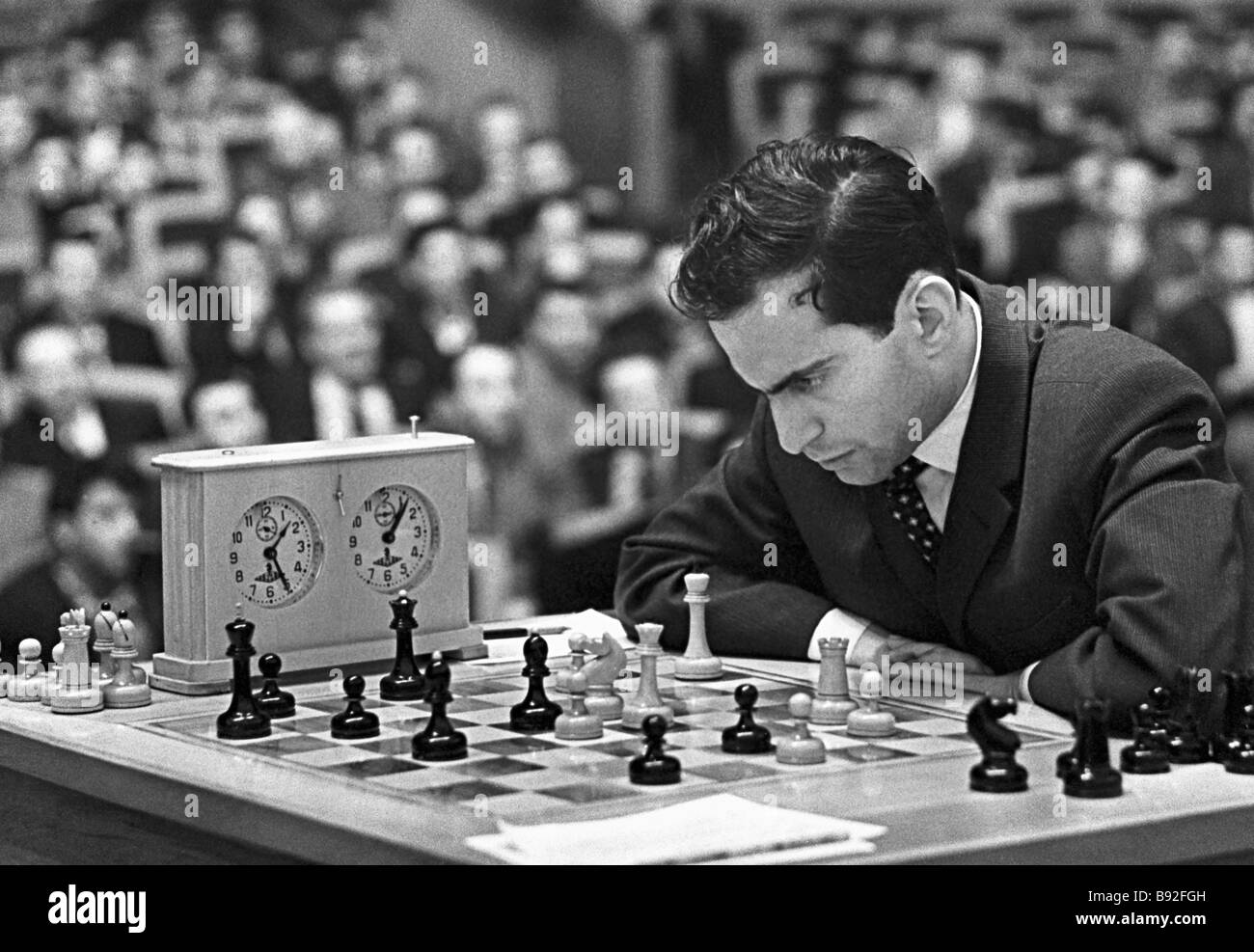 Former world chess champion Mikhail Tal Stock Photo - Alamy